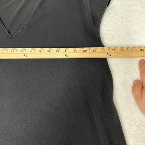 Universal Standard M(18-20) Asymmetrical Black Jersey Casual Neutral Dress - Picture 7 of 11